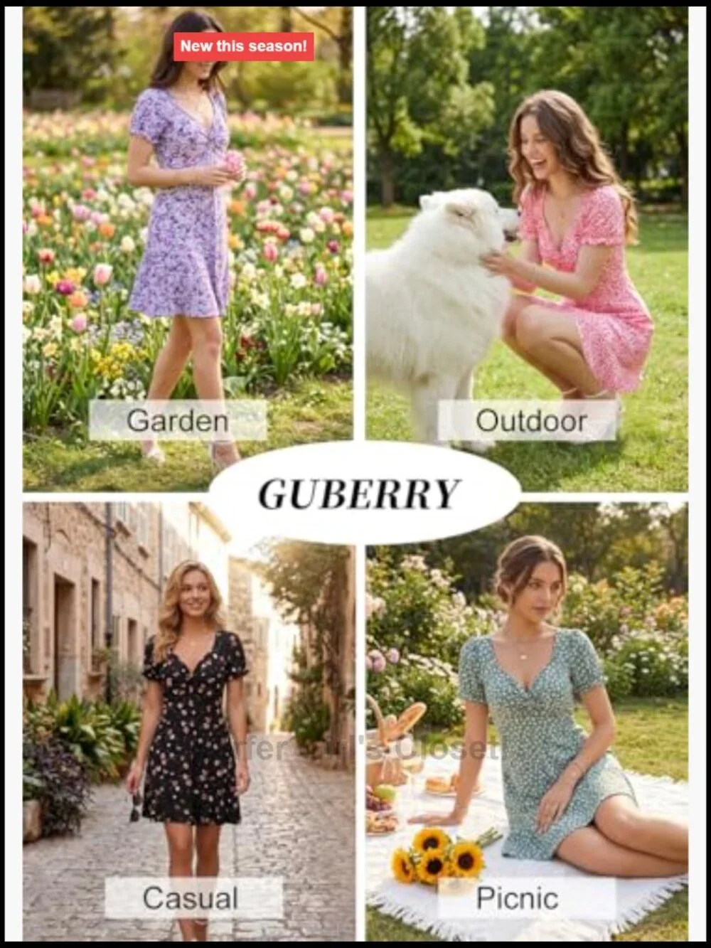 N/A flowy floral